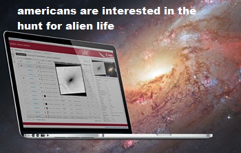 americans are interested in the hunt for alien life