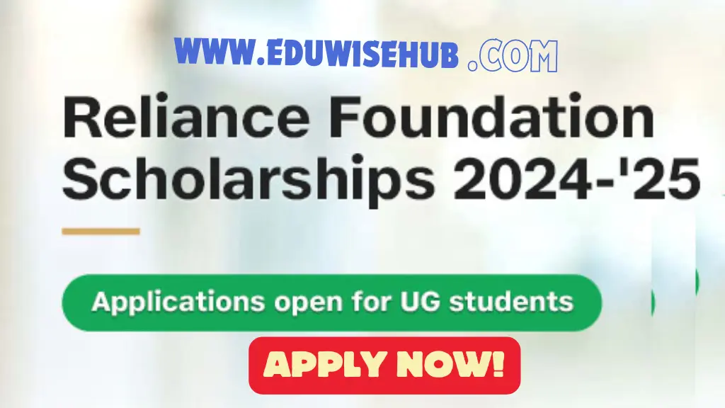 Reliance Foundation Undergraduate Scholarships 202525 »