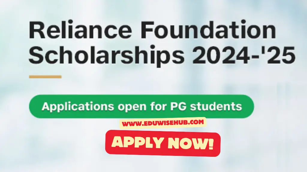 Reliance Foundation Postgraduate Scholarships 202525 »